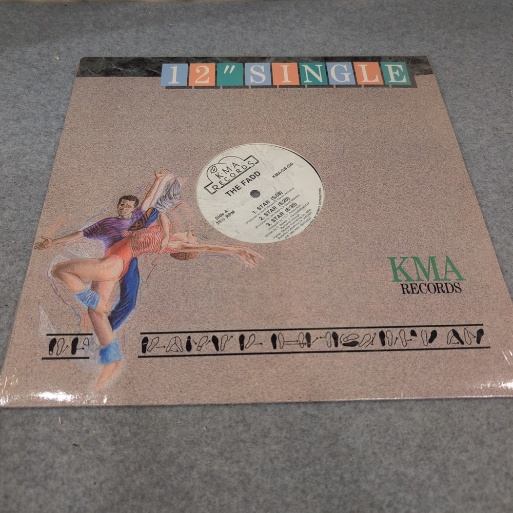 The Fadd Star 12 Inch Vinyl Single 1988 KMA Records KMA-GB-020 33 RPM VG+ - Picture 3 of 4
